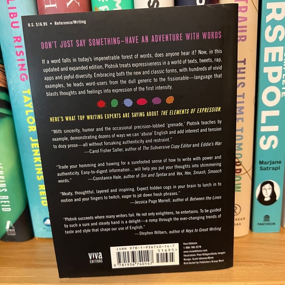 4/$25 The Elements of Expression by Arthur Plotnik - Picture 3 of 3